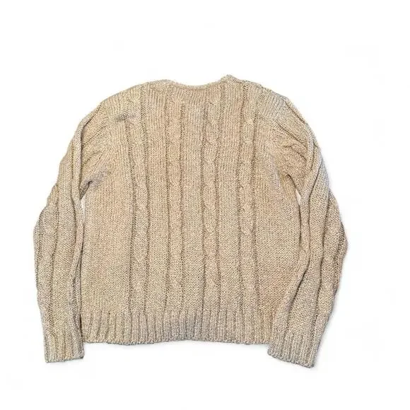 Vintage Sarah Bentley brown cable knit cardigan - Picture 2 of 7